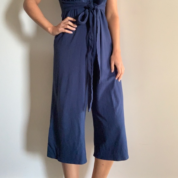 ABLE navy blue jumpsuit - Picture 2 of 2